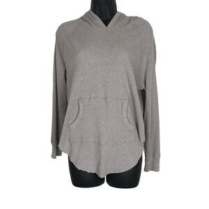 TNA Golden Grey Waffle Knit Thermal Kangaroo Pocket Size S